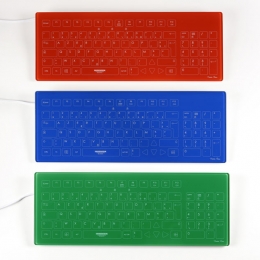 COLOR  AZERTY | Clavier tactile en verre